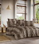 L'essentiel linge de maison Funda Nórdica Leopard Individual 160x220cm 50% Algodón/50% Poliéster Color Marrón y Beige Suave y Duradero